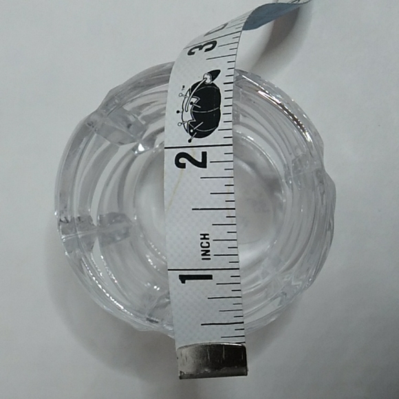 Deplomb Lead Crystal votive candle holder's set of 2 - Picture 6 of 6